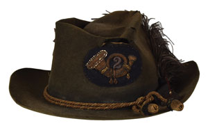 Lot #142  Civil War 2nd Massachusetts Veteran's Slouch Hat - Image 1