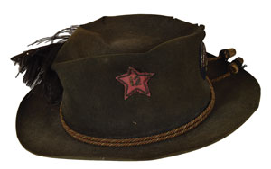 Lot #142  Civil War 2nd Massachusetts Veteran's Slouch Hat - Image 2