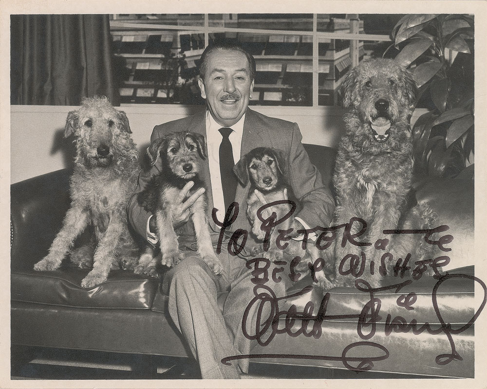 Walt Disney Signed Photograph | RR Auction