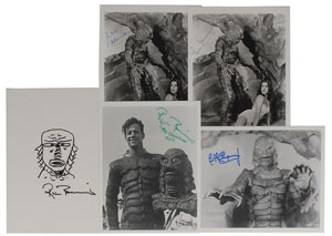 Lot #778  Creature From the Black Lagoon Group of (5) Signed Items