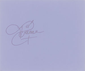 Lot #5212  Prince Signature - Image 1