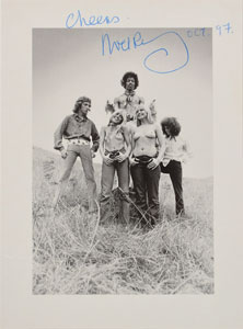 Lot #5095 Jimi Hendrix Experience and Band of Gypsys Signatures - Image 3