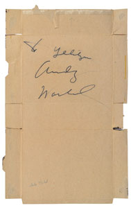 Lot #5519 Andy Warhol Signed Original 'Cow' Screenprint on Kellogg's Cereal Box - Image 2
