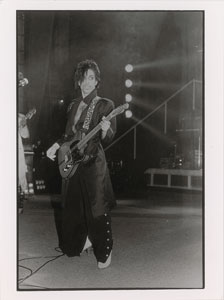Lot #2461 
 Prince 1981 Dirty Mind Tour Original Vintage Photograph - Image 1