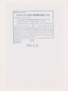 Lot #2461 
 Prince 1981 Dirty Mind Tour Original Vintage Photograph - Image 2