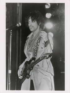 Lot #5199  Prince 1981 Dirty Mind Tour Original Vintage Photograph - Image 1