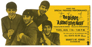 Lot #5025  Beatles Tickets - Image 1