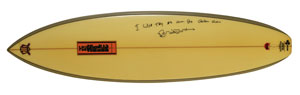 Lot #5157 Brian Wilson Signed Surfboard - Image 1