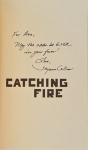 Lot #5418 Suzanne Collins Signed Book - Image 1