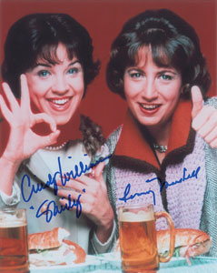 Lot #5405  Laverne and Shirley Signed Photograph - Image 1