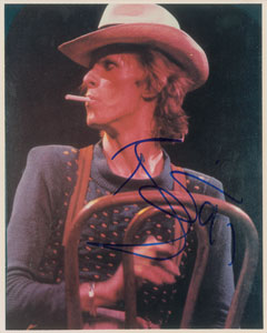 Lot #2343 David Bowie Signed Photograph