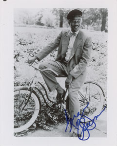 Lot #5425 Morgan Freeman Signed Photograph