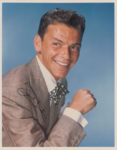 Lot #5345 Frank Sinatra Signed Photograph