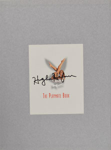Lot #5429 Hugh Hefner Signed Book