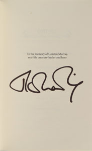Lot #5383 J. K. Rowling Signed 'Fantastic Beasts and Where to Find Them' UK Book - Image 1