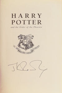 Lot #5388 J. K. Rowling Signed Complete 'Harry Potter' Deluxe Book Set - Image 19