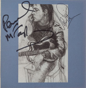 Lot #5053 Paul McCartney and David Gilmour Signed