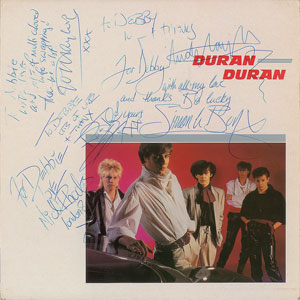 Lot #5219  Duran Duran Signed Album