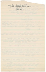 Lot #5028 Mal Evans Handwritten Lyrics - Image 2