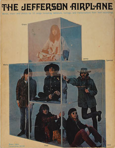 Lot #5144  Jefferson Airplane Signed Songbook