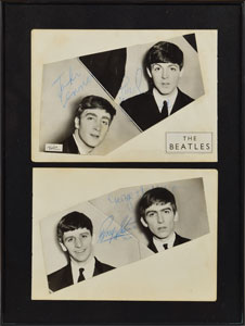 Lot #5007  Beatles Signed Photographs