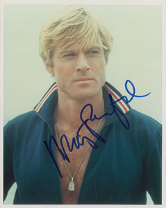 Lot #5432 Robert Redford Signed Photograph