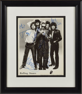 Lot #5088  Rolling Stones Signed Photograph