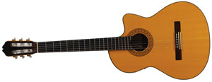 Lot #5150 Carlos Santana’s Stage and Studio-Used Acoustic Guitar - Image 1