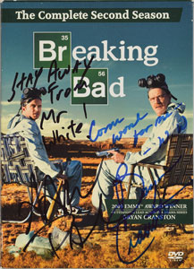 Lot #5397  Breaking Bad Signed DVD