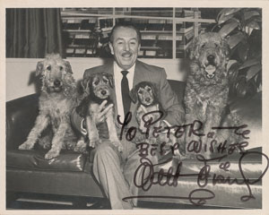Lot #5476 Walt Disney Signed Photograph