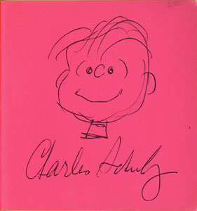 Lot #5470 Charles Schulz Signed Book