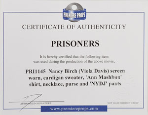 Lot #5441 Viola Davis Screen-Worn Outfit from Prisoners - Image 4