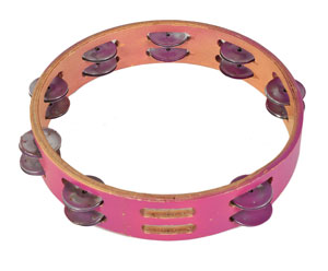 Lot #5216  Prince's Stage-Used Purple Tambourine