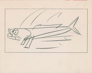 Lot #5325 The Incredible Mr. Limpet Storyboard Drawings - Image 3