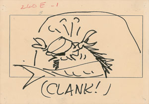 Lot #5325 The Incredible Mr. Limpet Storyboard Drawings - Image 4