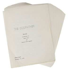 Lot #5427 The Godfather Part II Script - Image 1