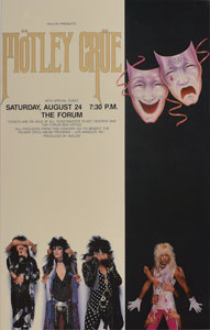 Lot #5232  Motley Crue Concert Poster - Image 1