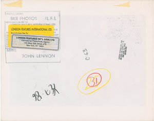 Lot #5046 John Lennon Original Photograph - Image 2