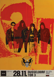 Lot #5245  Ramones 'Duesseldorf' 1991 Concert Poster - Image 1