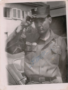 Lot #5070 Elvis Presley Signed Photograph