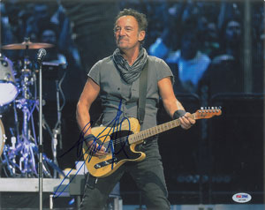 Lot #5189 Bruce Springsteen Signed Photograph