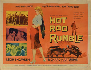 Lot #5323  Hot Rod Rumble Poster - Image 1