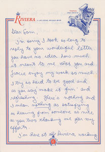 Lot #5409 Jerry Seinfeld Autograph Letter Signed - Image 1