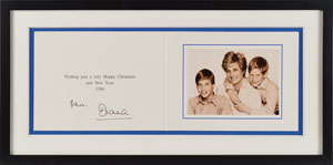 Lot #5530  Princess Diana Signed Card