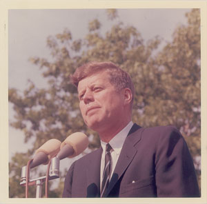 Lot #5546 John F. Kennedy Original Vintage Photograph by Cecil Stoughton - Image 1