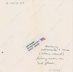 Lot #5556 John F. Kennedy and Mercury Astronauts Original Vintage Photograph by Cecil Stoughton - Image 2