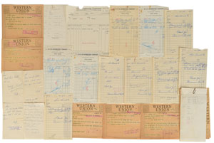 Lot #5063 Elvis Presley Group of Financial Documents - Image 1