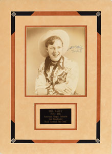 Lot #5131 Bill Haley Signed Photograph - Image 1