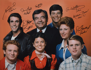 Lot #5402  Happy Days Signed Photograph - Image 1
