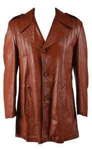 Lot #5072 Elvis Presley's Brown Leather Jacket - Image 1